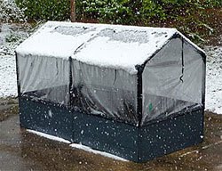 The Grow Camp in snow