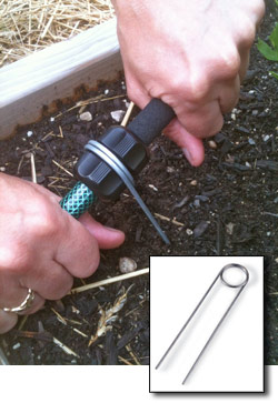 Snip-n-Drip Soaker System with Earth Staple